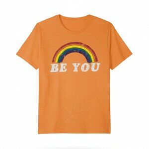 New Orange “Be You” Rainbow T-Shirt – Size 2XL